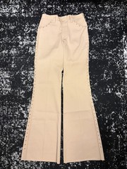 Deadstock Vintage 1970s H Bar C Studded Western 2 Piece Outfit Pant Suit Set Tan