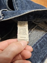 Vintage Wrangler Womens High Waist Bareback Denim Jeans Sz 3/4