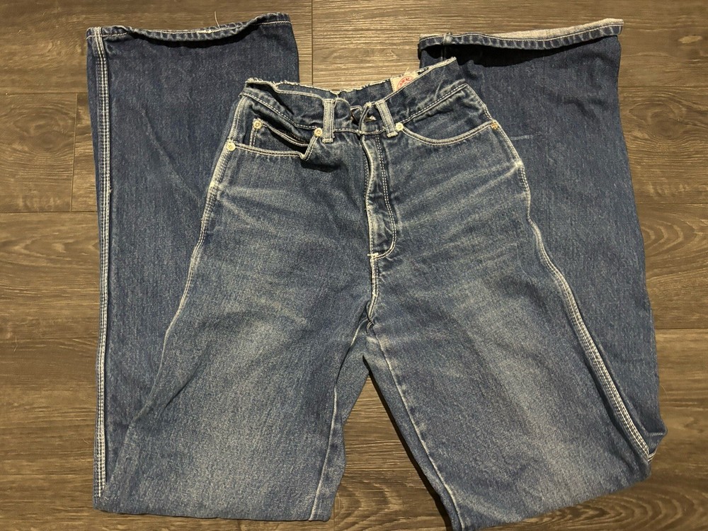 Vintage 70’s 80’s Lawman Jeans 27 XL Flare Bell bottom