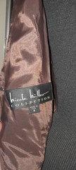 Vtg 90s Y2K Nicole Miller Irridescent Crushed Silk Taffeta Wrap Party Tie Dress