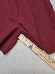 Vintage Tail High Waisted Trouser Shorts Red Check Preppy Retro Golf (4)