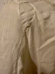Vintage Edwardian Bright White Cotton Lawn Dress Shawl Collar Lace Details XS