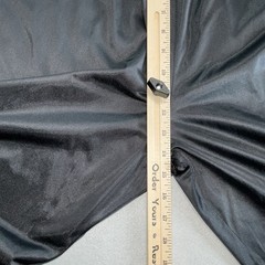 Vintage Lingerie Boudoir Bloomers Pettipants Black Nylon Satin Finish Lace Sz L