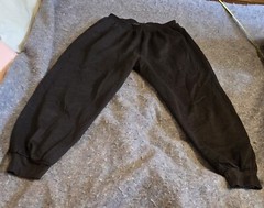 Vtg unbranded black pants 100% Acrylic Size 42/22w