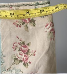 RARE 70s Vintage Hippy Skirt Home Sewn Unique made from pillow cases & sheets