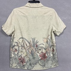 VTG Tommy Bahama Hawaiian Shirt 100% Silk Women’s XS Floral Tropical Vacation