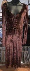 Vintage 70’s Mevisto ULGWU Brown BOHO Maxi Dress SIZE 6