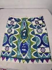 Vintage Sequins Skirt Adrienne Vittadini, M Colorful 1900s
