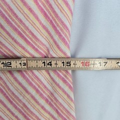 Sheri Martin Pink Linen Blend Striped Dress and Jacket Set Womens 14P Petites
