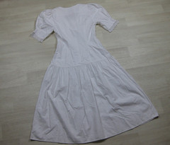 Vintage 80s Gunne Sax Midi Dress (M) Edwardian Lingerie Dress Cotton Drop Waist