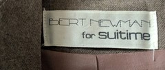 Bert Newman For Suitime Vintage 70’s Does 4O’s Deadstock Wool Skirt Suit NWT S
