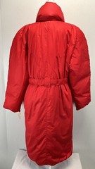 NEW! Vtg Lothar’s Goose Down Coat Jacket 1X Plus Red Nieman Marcus Double Breast