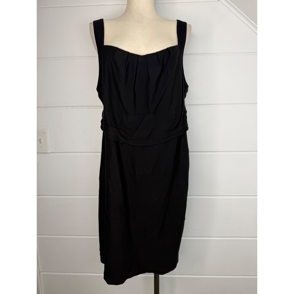 Y2K Torrid Size 24 Black Dress Body Con Whimsygoth Retro Cocktail