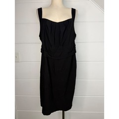 Y2K Torrid Size 24 Black Dress Body Con Whimsygoth Retro Cocktail