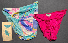 Vintage 80s/90s Bikini Bottoms Lot. Size Small And Medium New With & W/O Tag