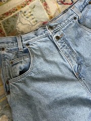 vintage 90s high waisted light wash mom jeans XL/14/34”