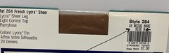 Givench Vintage French Lycra Sheer Stockings Ref 264 Le Beige Bare NWT