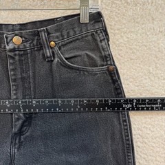 Vintage Wrangler Grey Black Relaxed Straight Leg Jeans 4 6 26 27 Tall Long