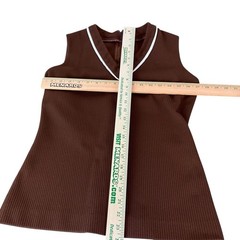 Vtg Butte Knit Cardigan Jacket Tank Belt 3 Piece Classic Womens P Large (939