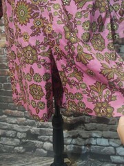 VTG JEANIE BY BLUE BELL INC. 1960-70s MOD PURPLE ROMPER JUMPER FLORAL sz 11/12