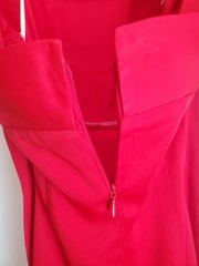 Vintage 1950s Gallina California Red Wiggle Pinup Dress | Rockabilly Retro