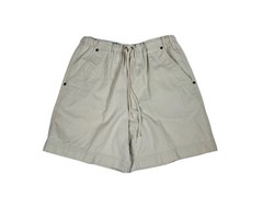 Vintage 90s Liz Claiborne elastic High Waisted drawstring Khaki Mom Shorts sz 8