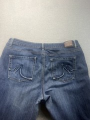 M Jeans By Maurices 14 Short Blue Mid Rise Straight Denim