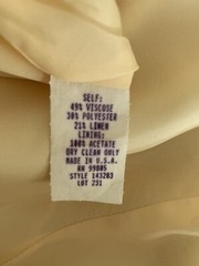 Yellow Jacket Size 10 Vintage Bigio Collection Wrap Lady Cardigan