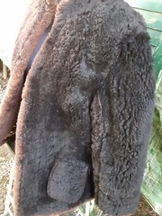 Vintage Penny Lane Sheepskin & Leather Coat Iceland Poland S