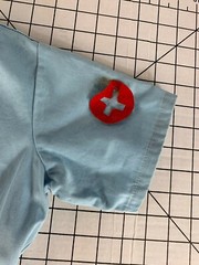 Vintage 50s 60s Nurse Outfit Uniform Medical Hospital Doctor Dress Red Cross Top