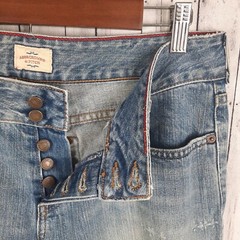 Abercrombie & Fitch Jeans Women’s Size 6 32×33 Made in USA Button Fly Flare