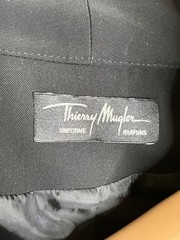 Thierry Mugler uniform black blazer 42 vintage