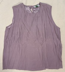 Saks Fifth Avenue Women’s Vintage 90s Silk Tank Top Sleeveless Blouse Sz XL