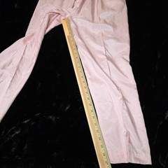 Joan Walters Vintage Pink Jumpsuit Petite Size 6P Button Front Elastic Waist EUC