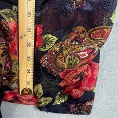 Vintage Victorias Secret Gold Label Floral Paisley Sheer Mesh Kimono Robe OSFA