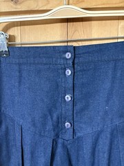 VTG 90s Dark Jean COTTAGECORE PRARIE Cowgirl Skirt NWOT Waist 36” Sz 16 XL