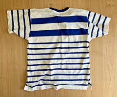 1980’s liz clairborne sailor stripe tee 100% cotton preppy nautical small