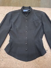 1980s Designer Vintage Thierry Mugler Sculptural Wasp Waist Jacket S/M Rare