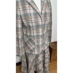 VTG 70s Patty Woodard California Women’s Wool Suit Dress