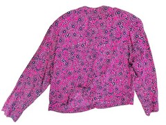 VTG 80s Carol Little Petites Colorful Top Sz 8 & Palazzo Capri shorts/pant Sz 10