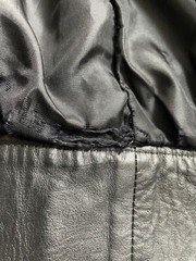 Jota U Cueros Leather and Suede Bat Wing 1980s Jacket Size L ArgentinaL(J14)