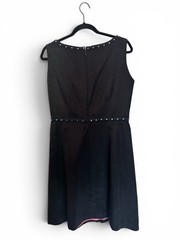 VTG Josephine Sasso 90’s Lined Sleeveless Fit & Flare Dress Black SZ M