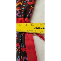 Vtg.1960s Signed Silvia Silvania Prints Peruvian Pima Cotton Midi Dress