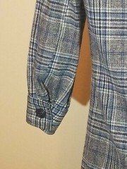 Vtg Pendleton Womans Jacket/Blazer Blue/Gray/Black Check 3/4 Sleeves Sz 4-6 EUC