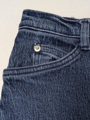 Vintage 1980s-1990s Women’s Sierra West Dark Blue Denim Cut Off Shorts Size 9