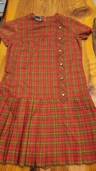 Vintage Jaree Classics Plaid Short Sleeve Dress Women’s Size Large