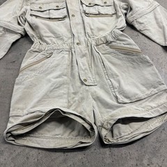 VTG Foreign Legion International Ways 80’s Khaki Cargo Romper S/L Safari
