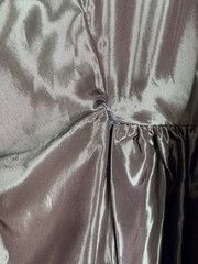 Vintage House of Bianchi taffeta Teal Strapless Prom Dress 80s size 14 L teal