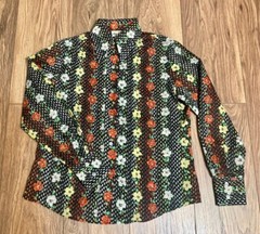 Vintage 1970’s Mod K-Mart Secretary Blouse Polyester Shirt Size 34 or Small EUC!