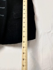 Vintage HARVE BENARD Womens Velvet Skirt Suit Set Size 6 Black Blazer Skirt Set